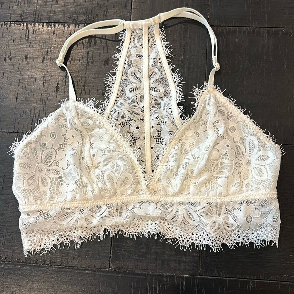 Aerie Unlined Lace Small Racerback Bralette